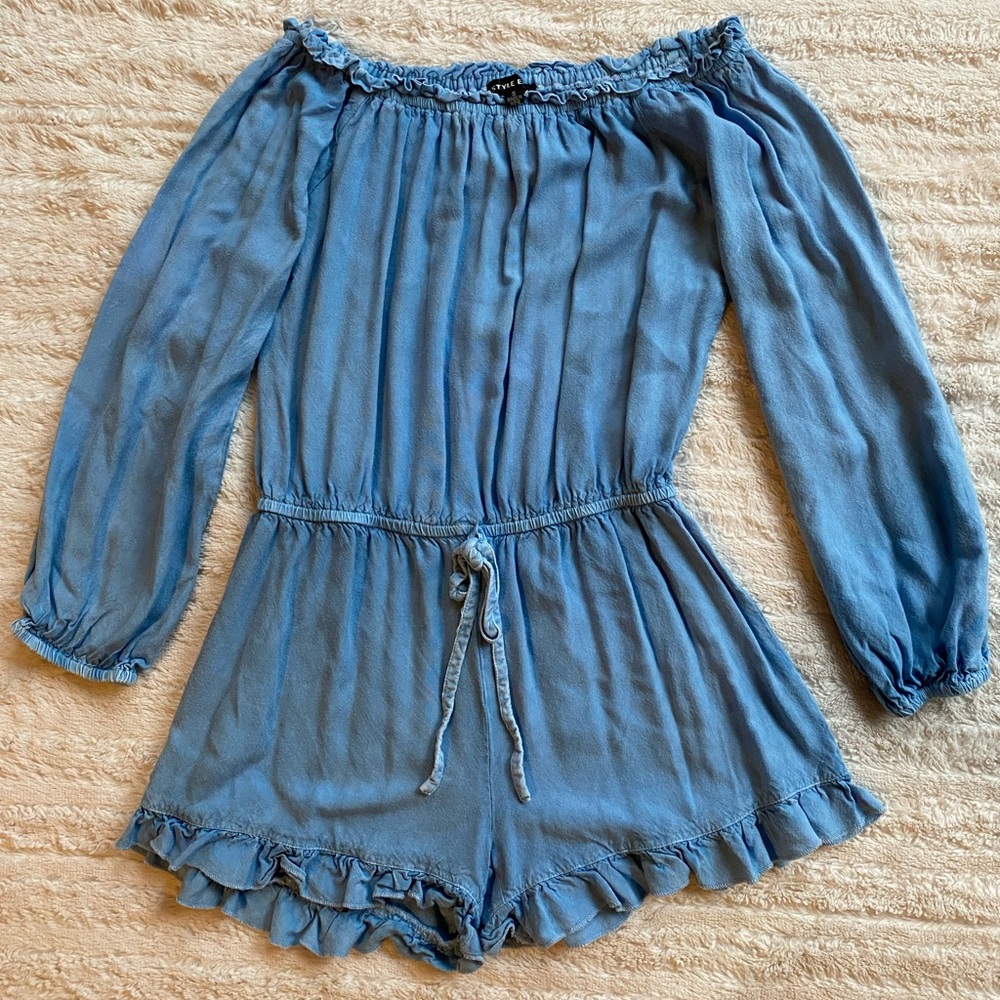 Blue Romper